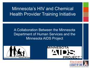 Minnesota HIV Chemical Health HRSA Presentation (PPT)