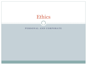 Ethics - ahsbusiness