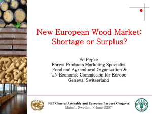 New European Wood Market: Shortage or Surplus?