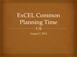 Common Planning Time