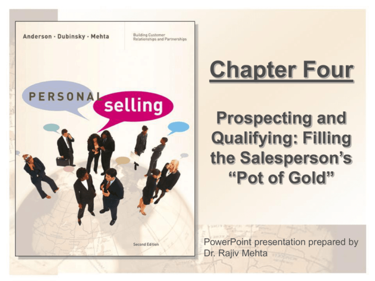 Chapter 3. Prospecting For And Qualifying Prospects