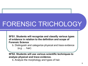 Forensic Trichology