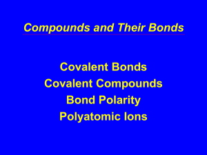 Covalent Compounds a..