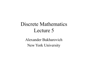 Set Theory - New York University