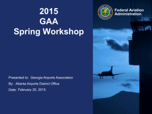 GAA FAA Update - Georgia Airports Association