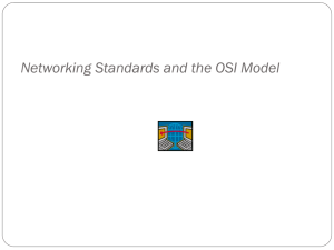 1.2 Networking Standards and the OSI Model