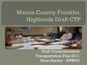 Macon County Draft CTP - Macon County Government