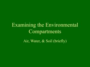 Examining the Environmental Compartments