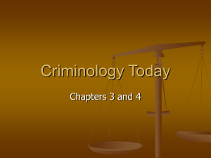 Criminology Today