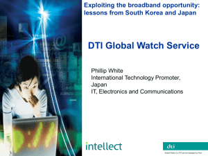 Philip White, DTI Global Watch Service