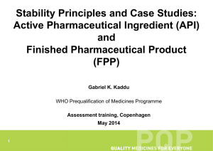 Stability principles and case studies
