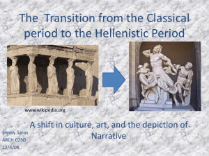 The Transition from the Classical period to the