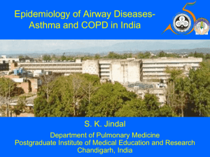 Epidemio Airway dise, COPD&Asthma in India