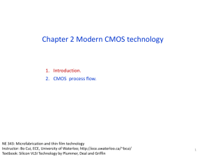 Chapter 2 Modern CMOS technology