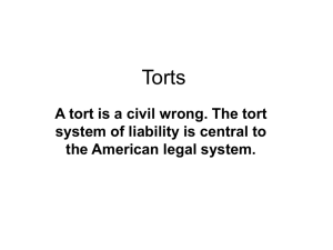 Torts - Business Communication Network