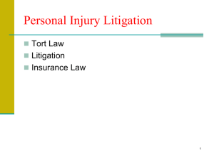 Personal Injury powerpoints