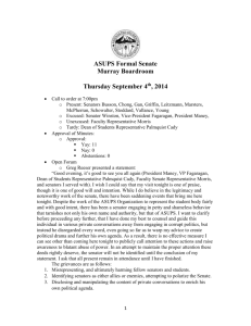 Senate Minutes 02/19/2015