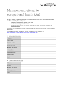 Form - Management referral to occupational health (A2)
