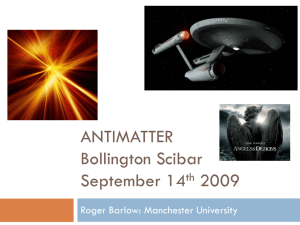 ANtimatter - University of Manchester