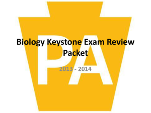 Biology Keystone Exam Review Packet