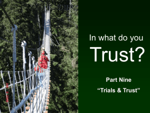 Trials & Trust