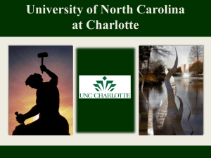 International Initiatives at UNC Charlotte
