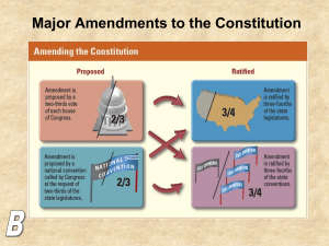 Constitutional Amendments