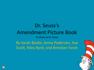 Dr. Seuss's Amendment Picture Book