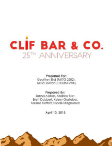 Clif Bar and Company IMC