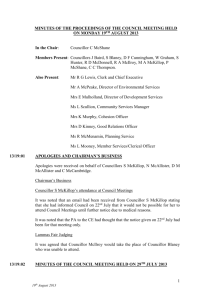 19 Aug 2013 - Moyle District Council