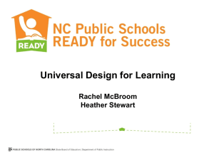 UDL power point - rt3region4