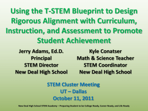 STEM Cluster Meeting, October 2011