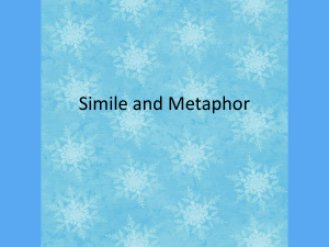 Simile and Metaphor - alena