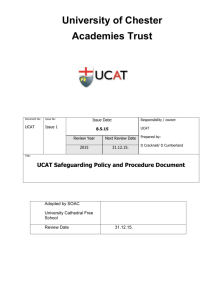 What is safeguarding? - University Cathedral Free School