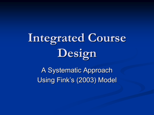 Course Design Powerpoint