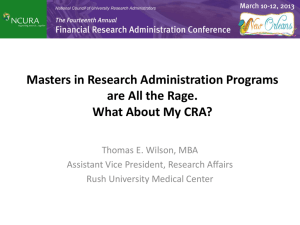 Masters in Research Administration Programs are All the Rage