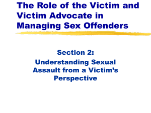 Slides - Center for Sex Offender Management