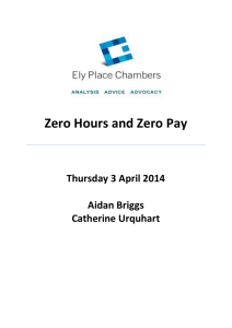 What is a 'Zero Hours'