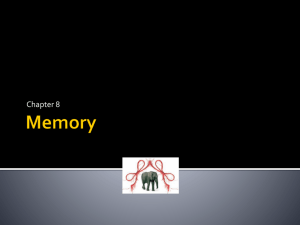 Unit 6, Memory
