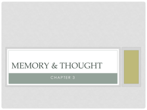 Memory & Thought - Plain Local Schools