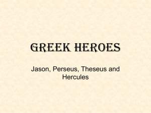 Greek Heroes notes