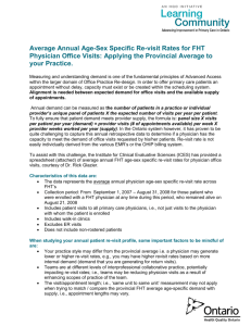 Average Annual Age-Sex Specific Re