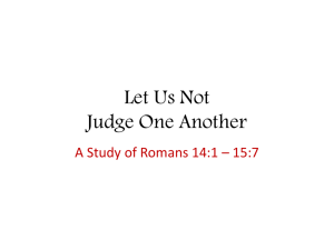 Scruples, Opinions, and Romans 14