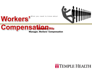 HR Workman's Compensation Presentation