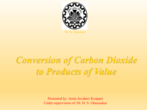 Conversion of Carbon Dioxide to Value