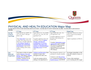 Physical and Health Education at Queen's