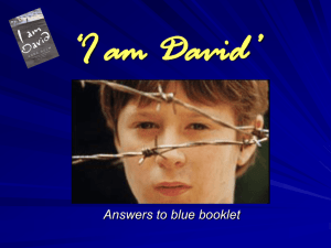 'I am David'