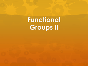 Functional Groups Part 2 KEY