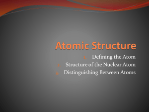 Atomic Structure