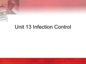 Unit 13 Infection Control - Delmar